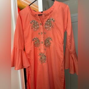 Peach kurti